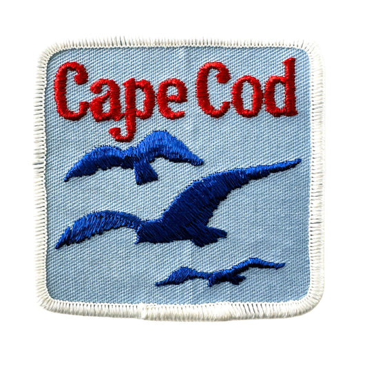 Massachusetts Cape Cod Seagulls Large Vintage Patch