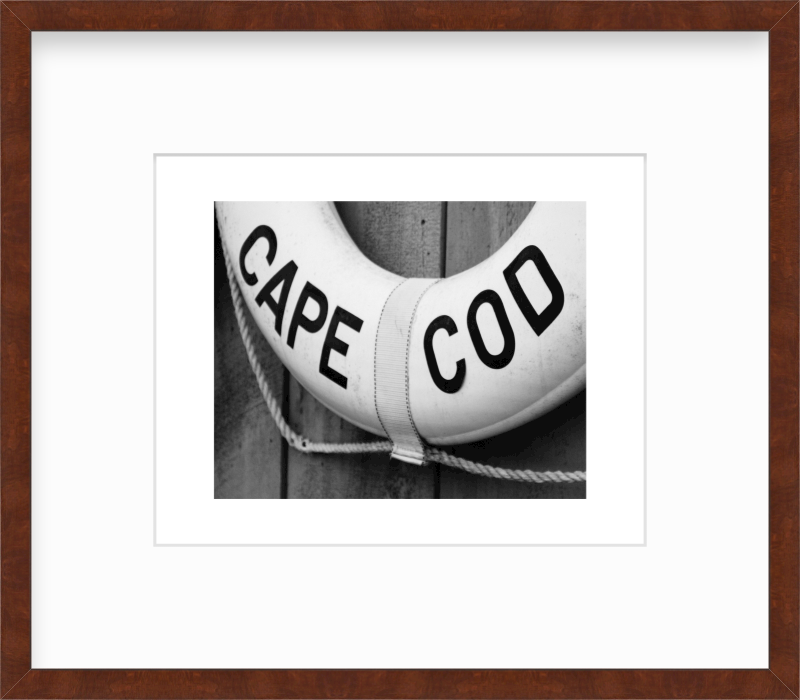 Massachusetts Cape Cod Lifeguard Ring Giclee Travel Print
