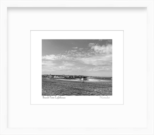 Massachusetts Nantucket Island Brant Point Lighthouse Giclee Travel Print