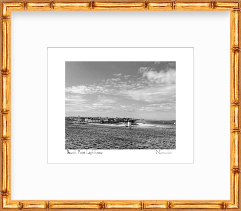 Massachusetts Nantucket Island Brant Point Lighthouse Giclee Travel Print