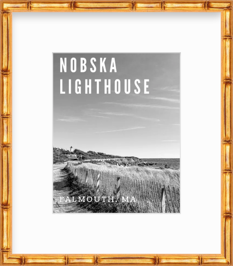 Massachusetts Nobska Lighthouse Cape Cod Giclee Travel Print