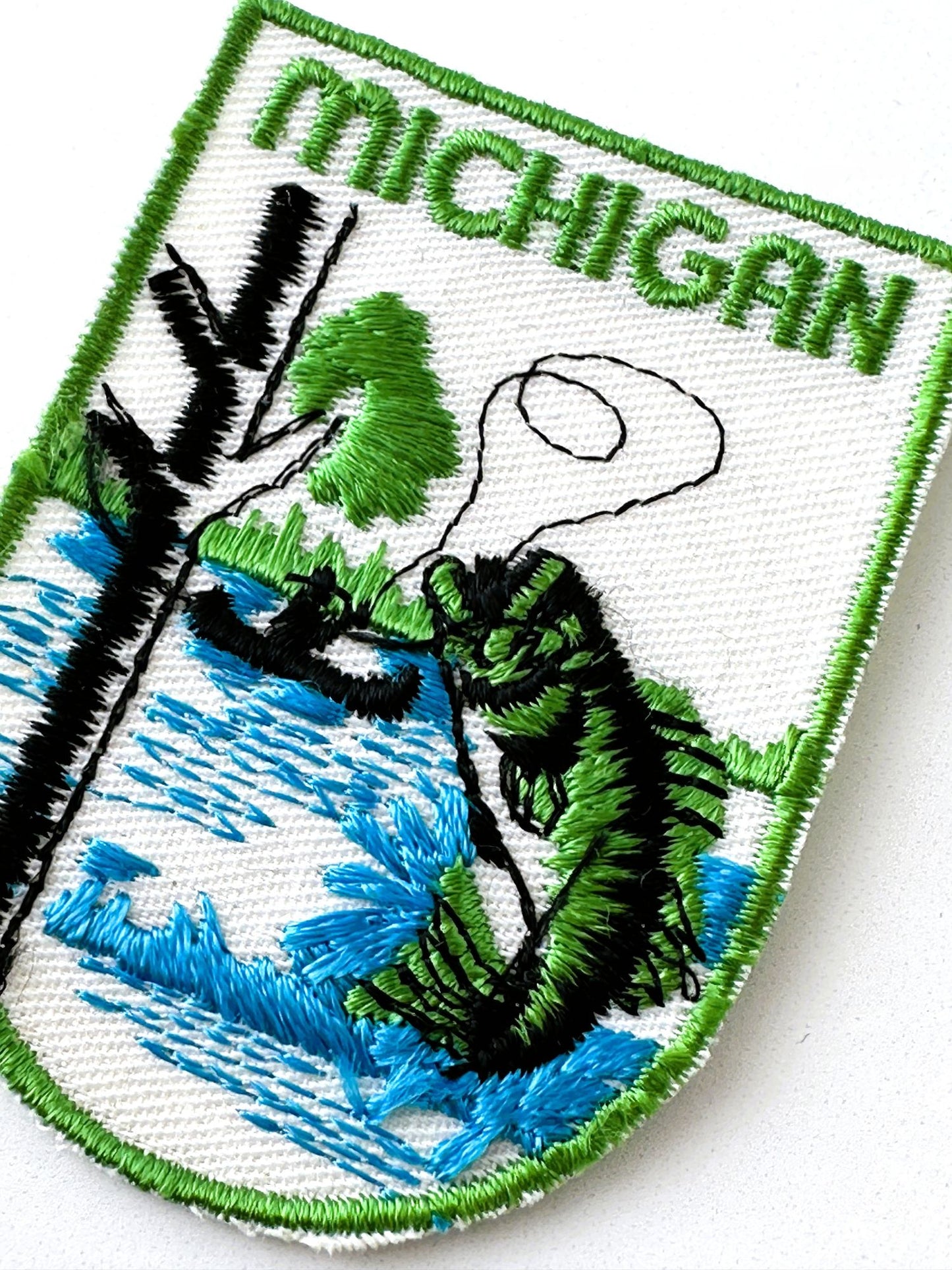 Michigan Fishing Vintage Patch