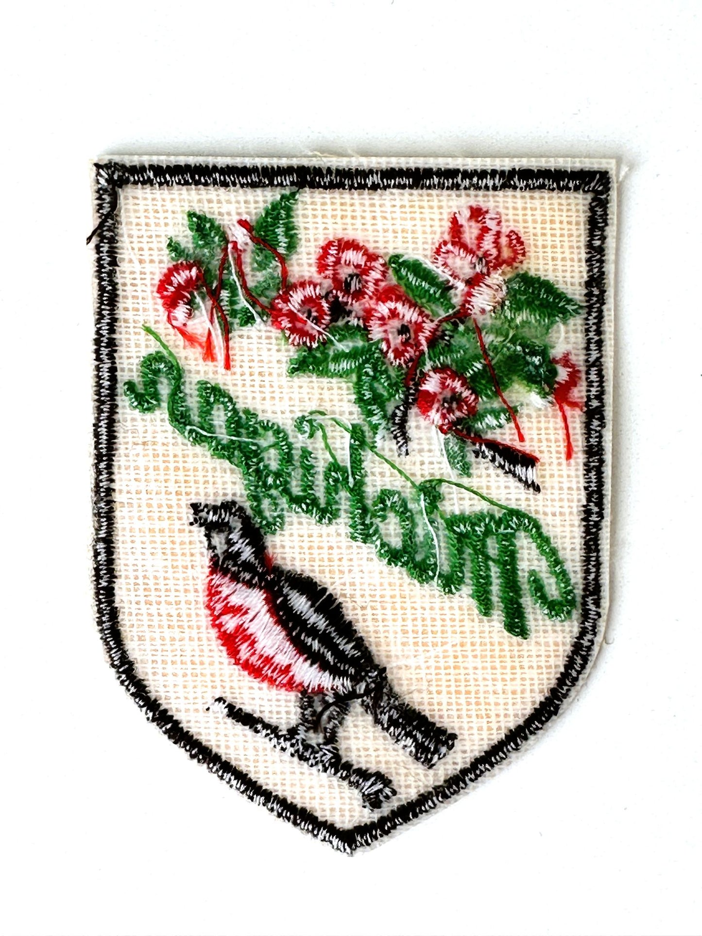 Michigan State Bird and State Flower Vintage Patch
