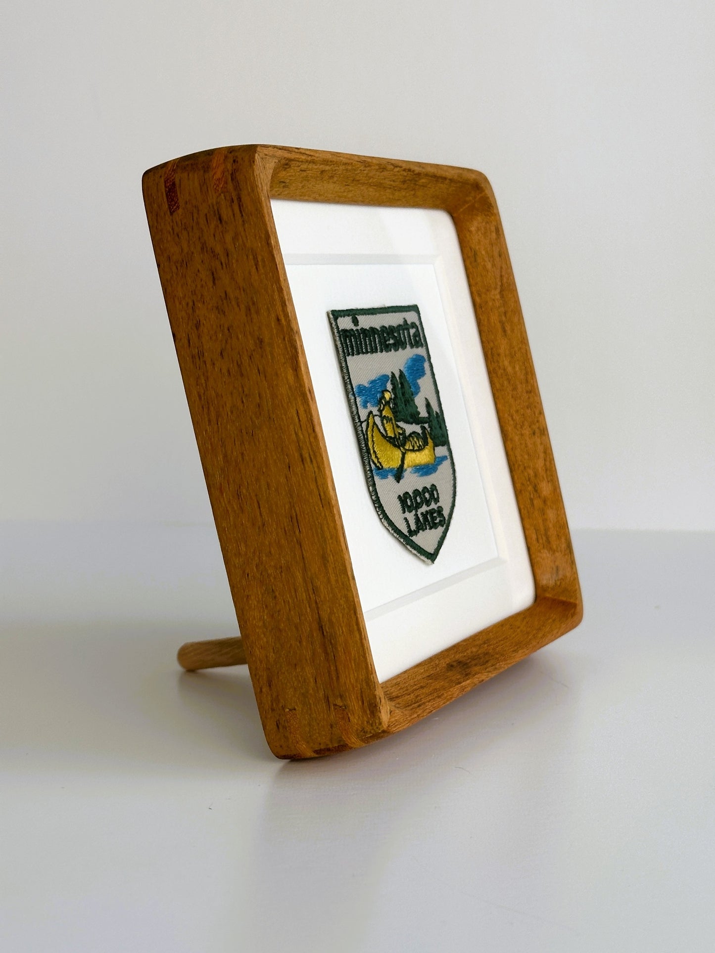 Minnesota 10,000 Lakes Vintage Framed Travel Patch