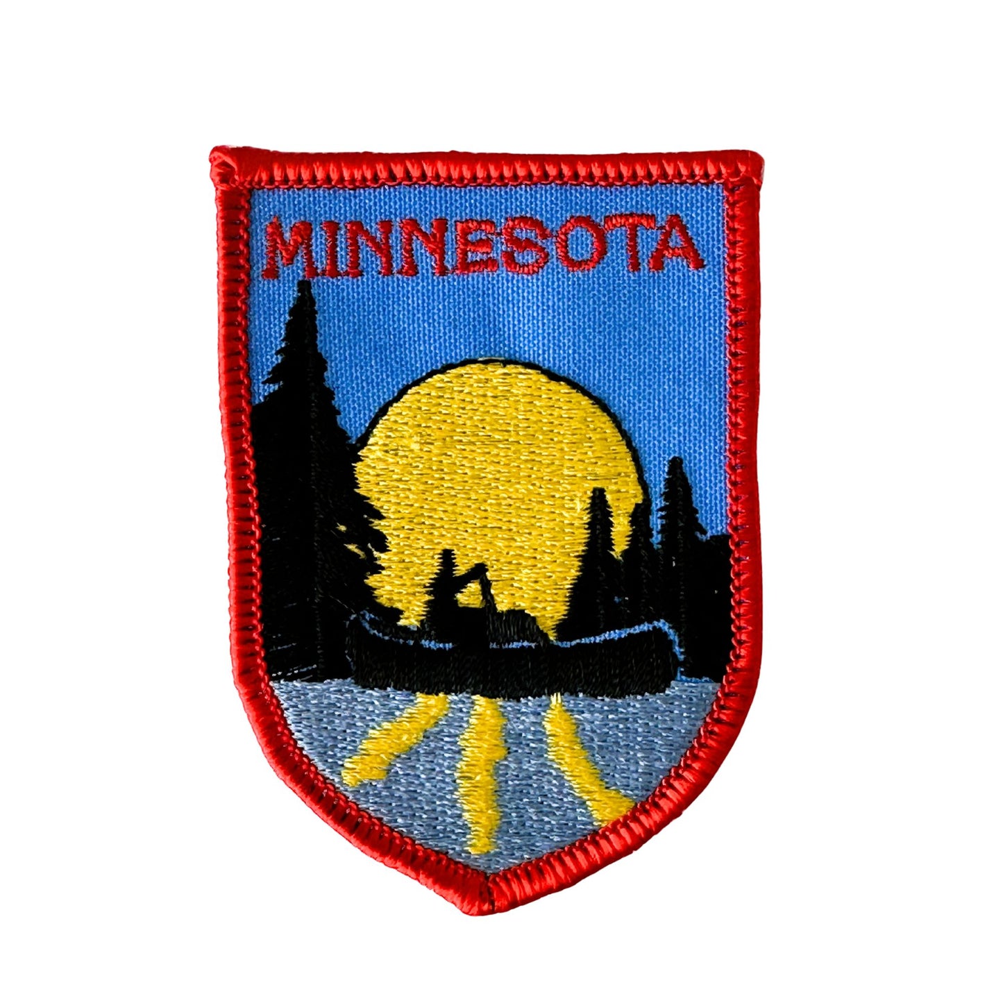 Minnesota Canoe and Sunrise Vintage Patch