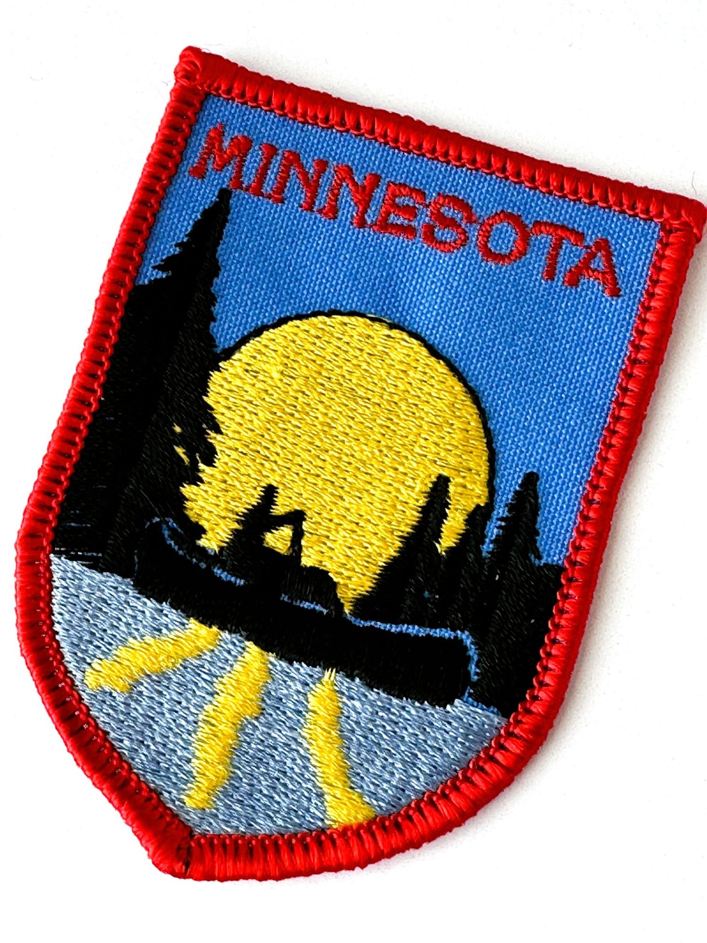Minnesota Canoe and Sunrise Vintage Patch