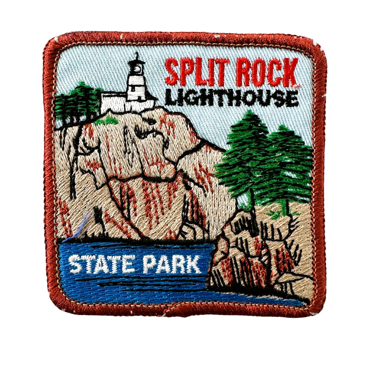 Minnesota Split Rock Lighthouse State Park Lake Superior Vintage Patch