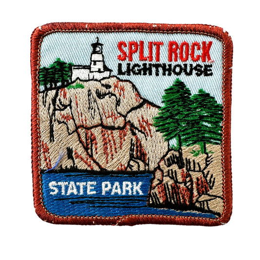 Minnesota Split Rock Lighthouse State Park Lake Superior Vintage Patch