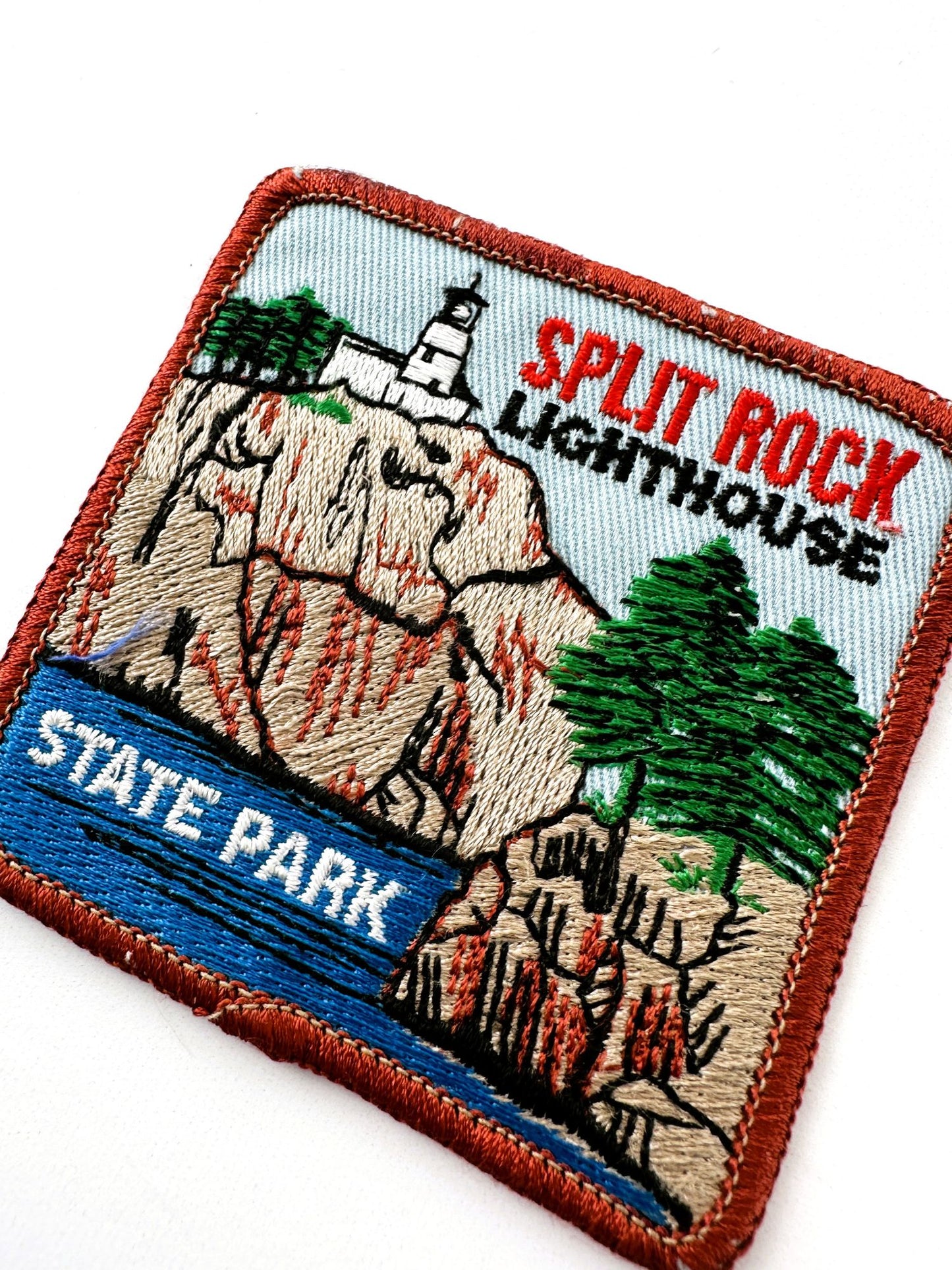 Minnesota Split Rock Lighthouse State Park Lake Superior Vintage Patch