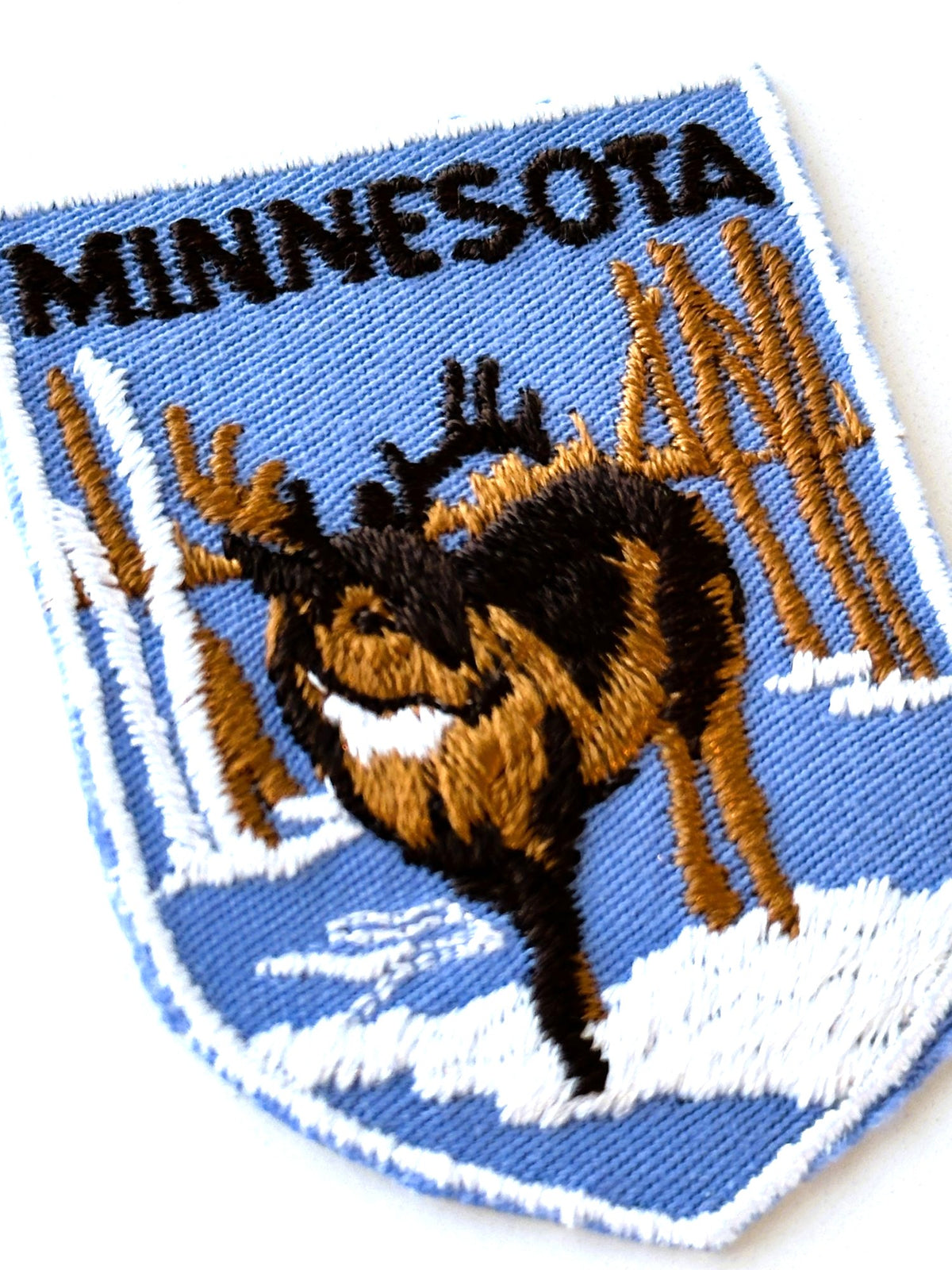 Minnesota Winter Wildlife Vintage Patch