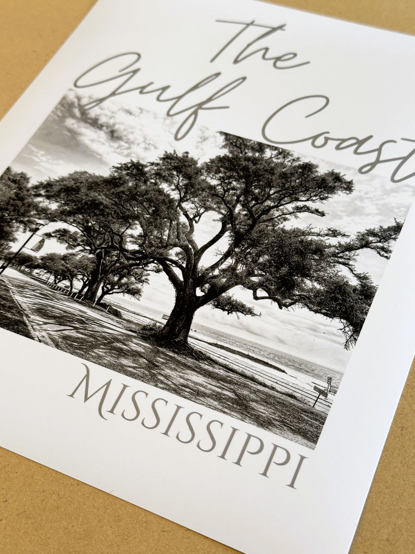 Mississippi Gulf Coast Scenic Drive Giclee Travel Print