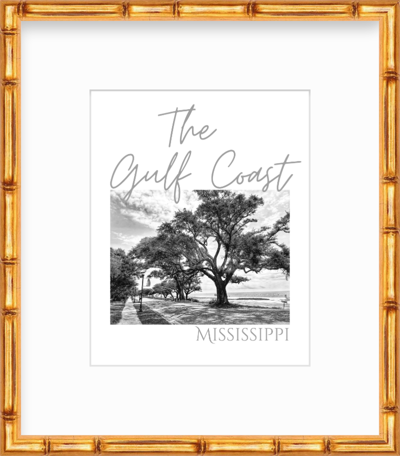 Mississippi Gulf Coast Scenic Drive Giclee Travel Print