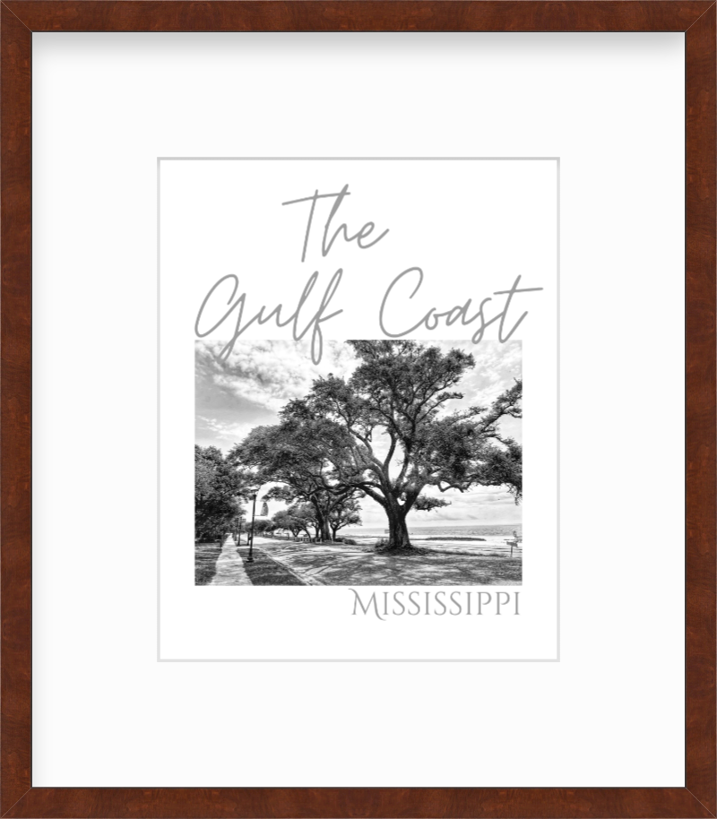 Mississippi Gulf Coast Scenic Drive Giclee Travel Print