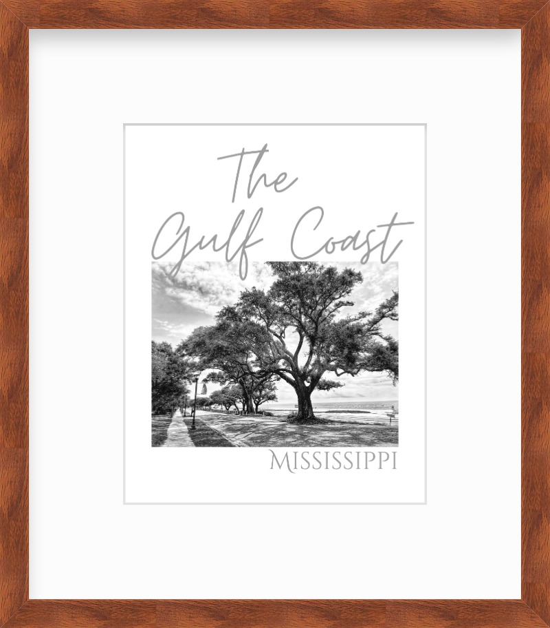 Mississippi Gulf Coast Scenic Drive Giclee Travel Print