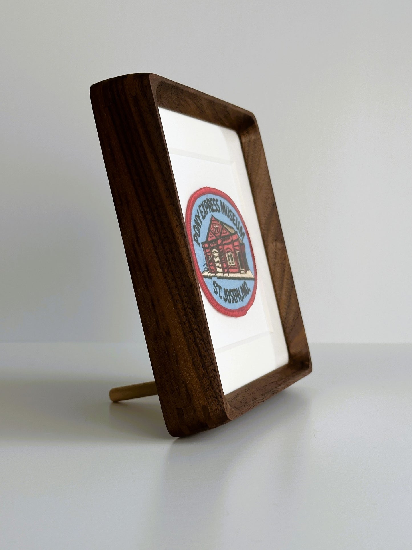 Missouri St. Joseph Pony Express Vintage Framed Travel Patch