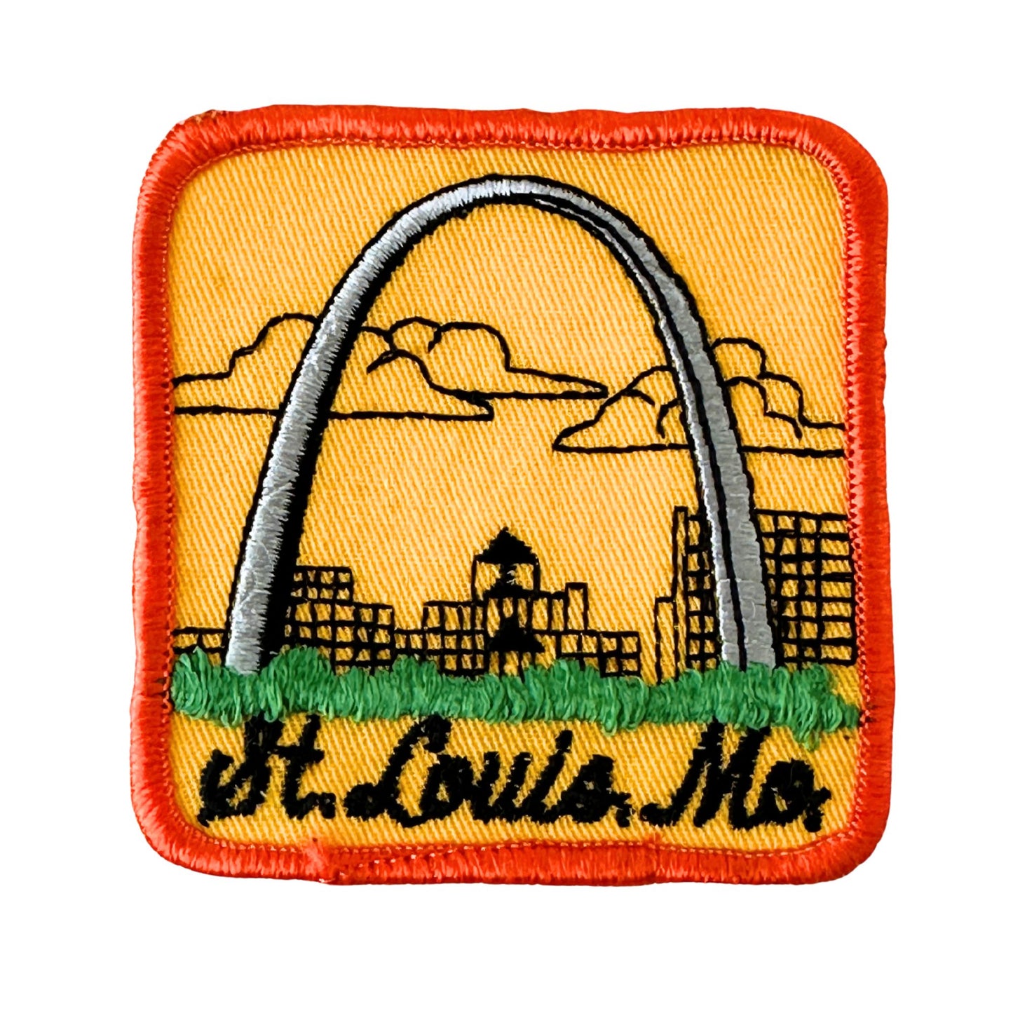 Missouri St. Louis Arch Large Vintage Square Patch