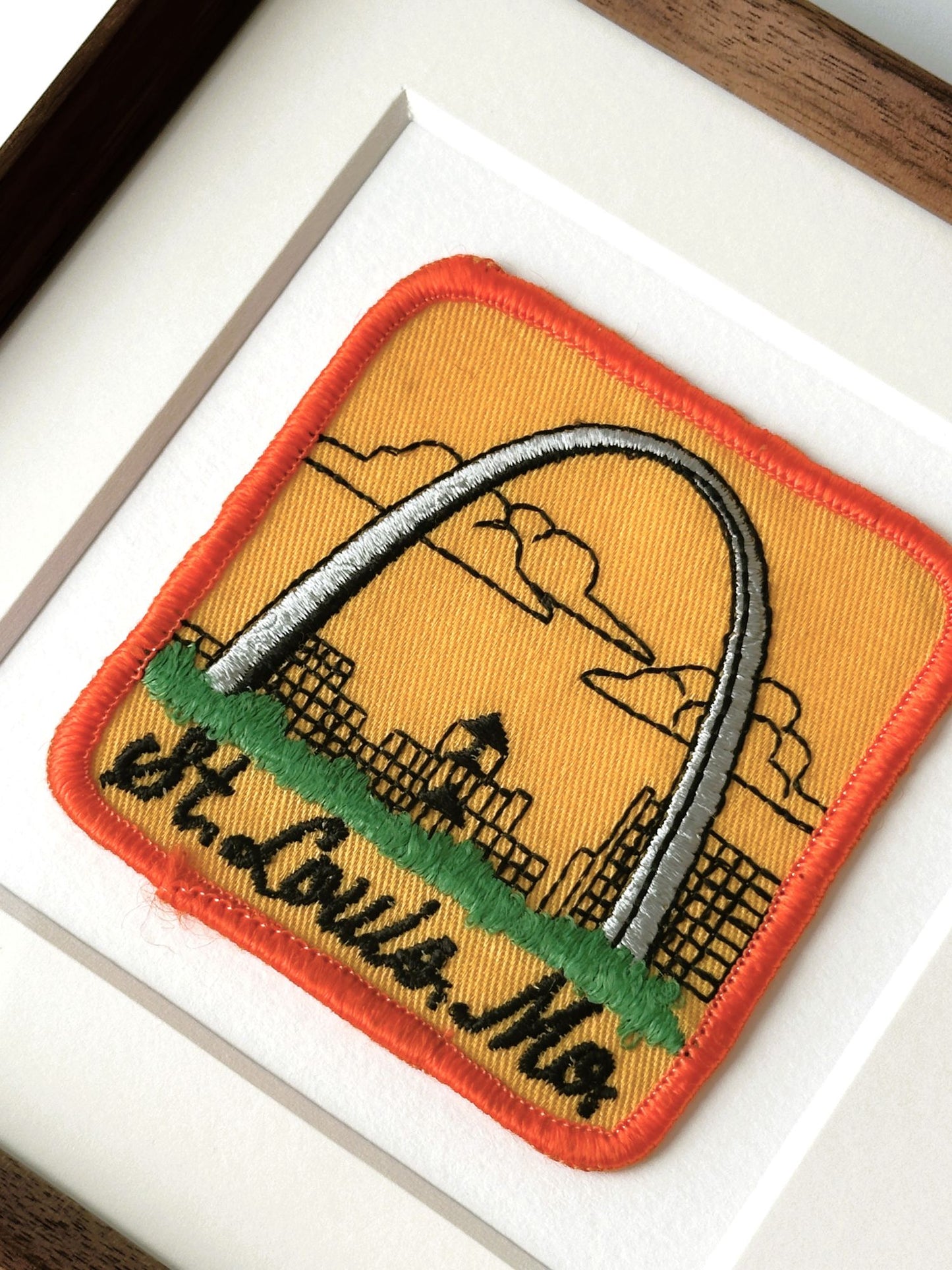 Missouri St. Louis Gateway Arch Framed Vintage Travel Patch