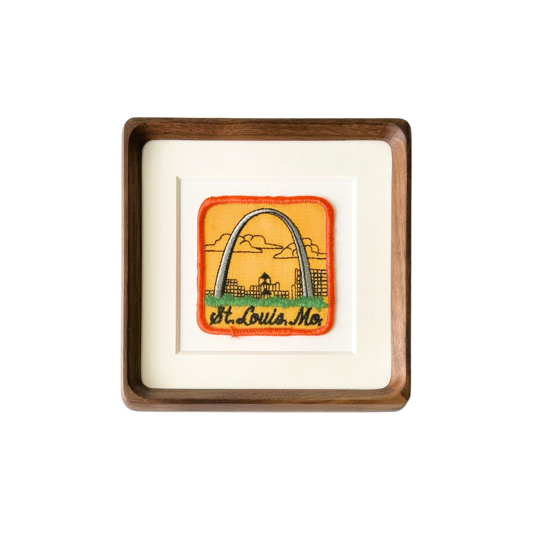 Missouri St. Louis Gateway Arch Framed Vintage Travel Patch