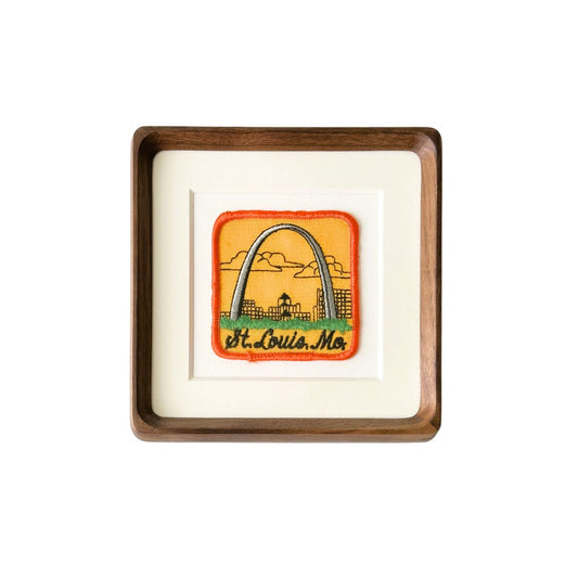 Missouri St. Louis Gateway Arch Framed Vintage Travel Patch