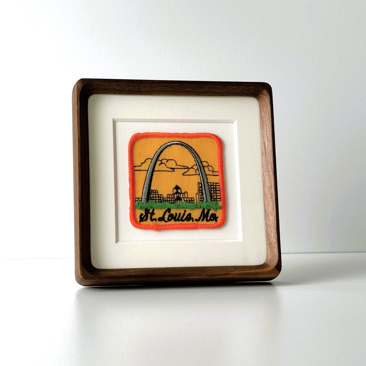 Missouri St. Louis Gateway Arch Framed Vintage Travel Patch