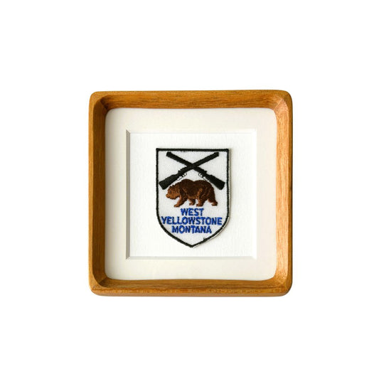 Montana West Yellowstone Vintage Framed Travel Patch