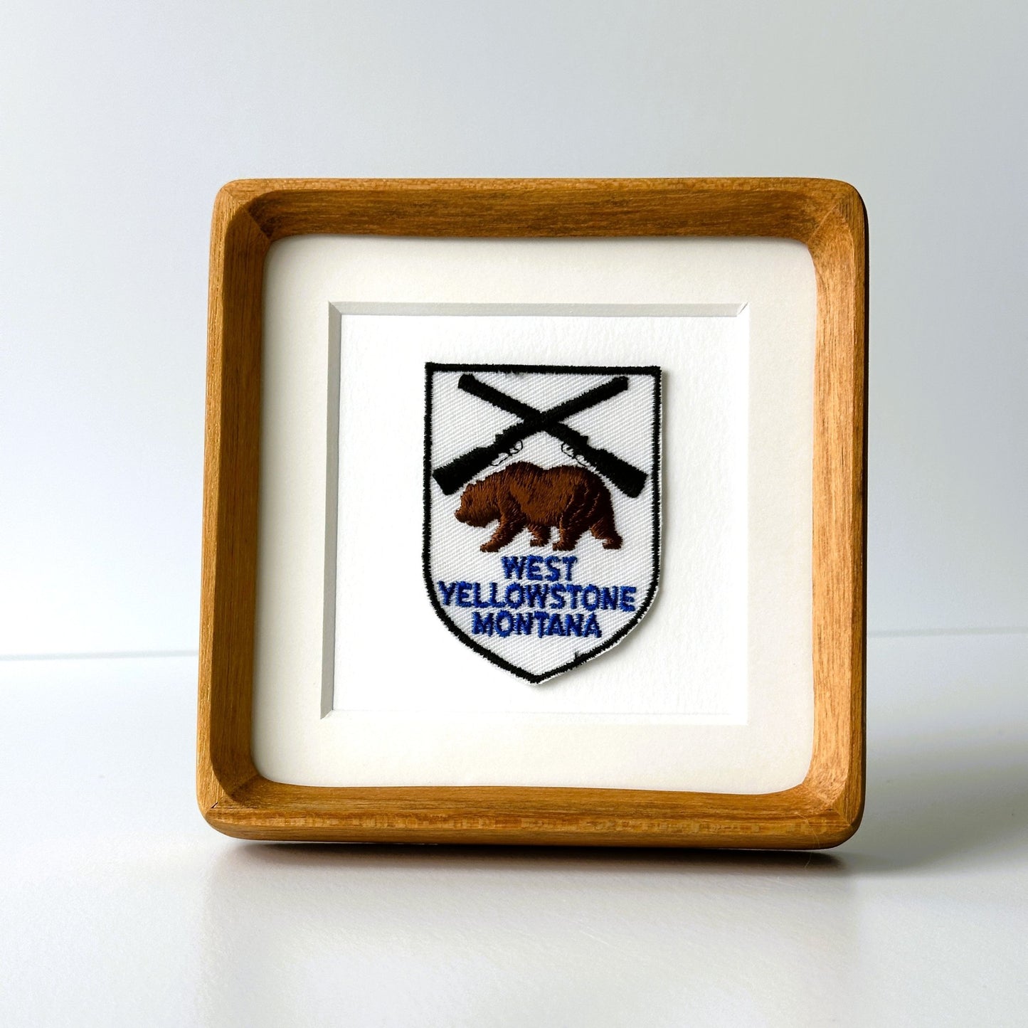 Montana West Yellowstone Vintage Framed Travel Patch