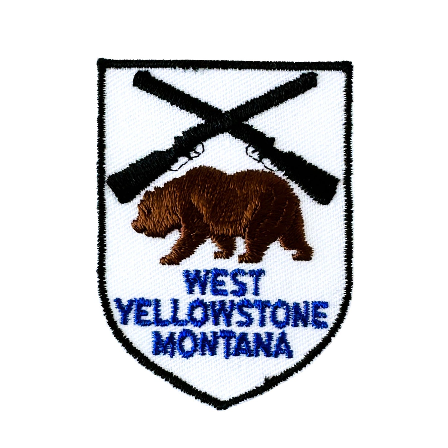 Montana West Yellowstone Bear Vintage Patch