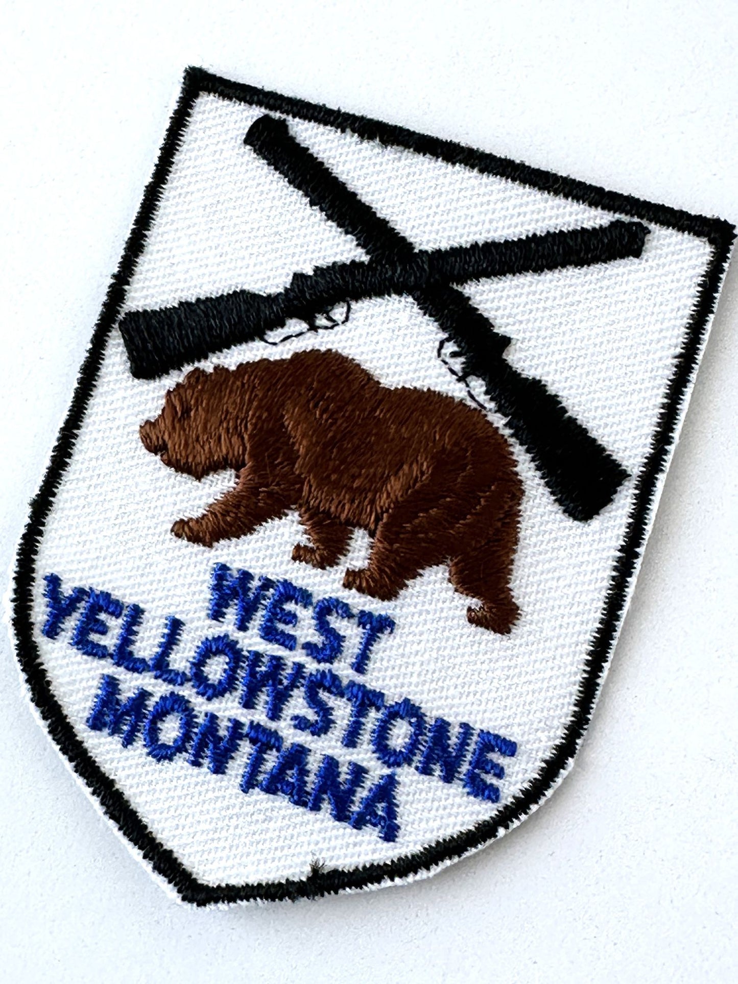 Montana West Yellowstone Bear Vintage Patch