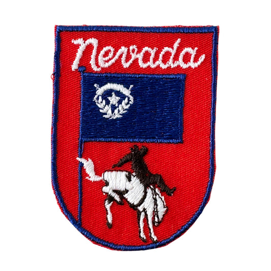 Nevada Flag and Horse Vintage Patch