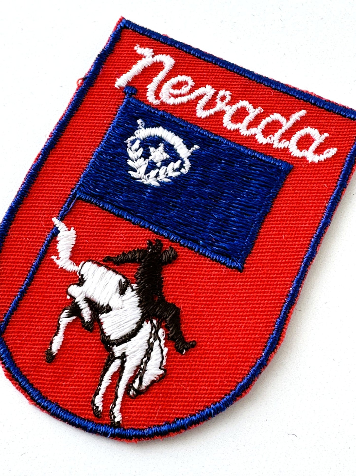 Nevada Flag and Horse Vintage Patch