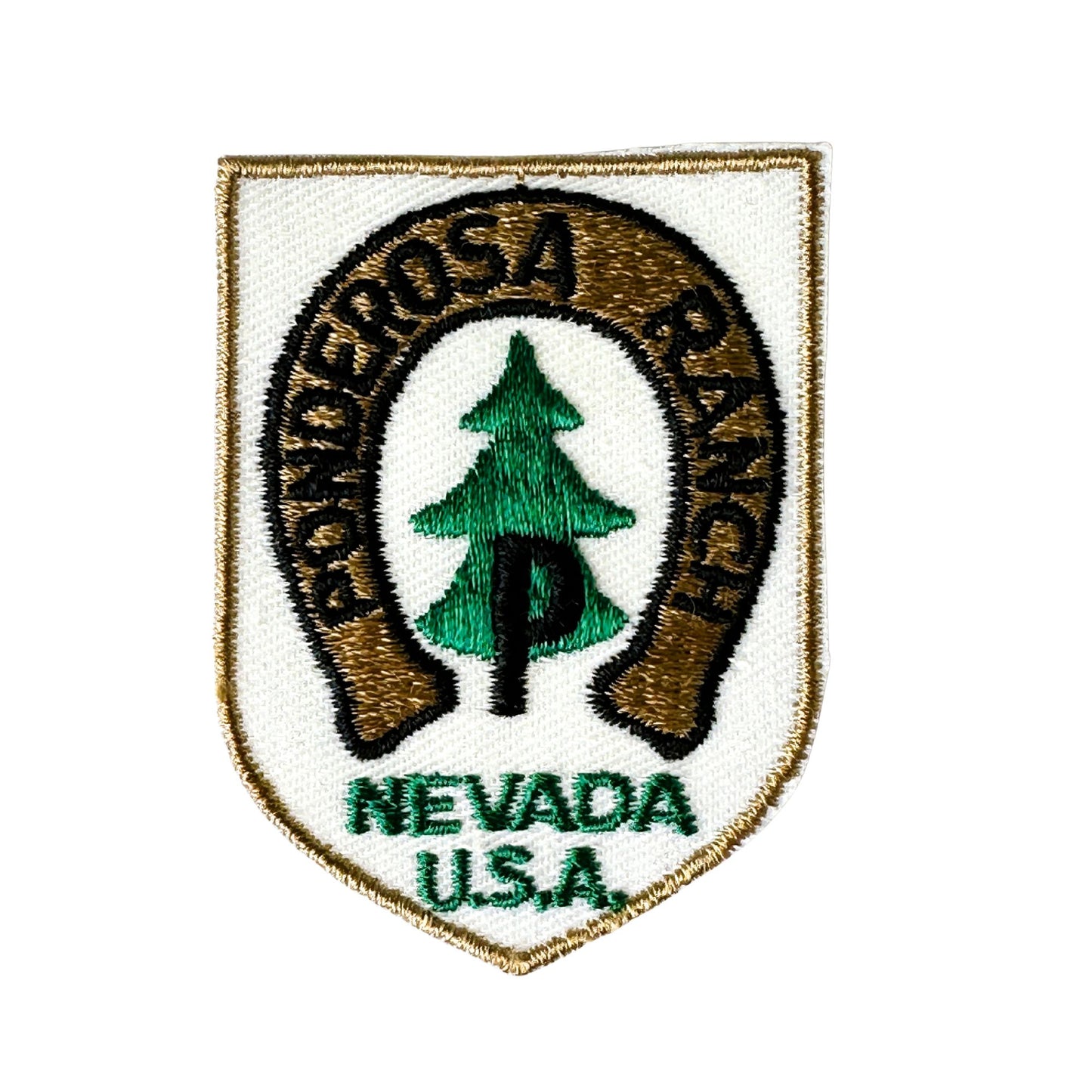 Nevada Ponderosa Ranch Horseshoe Vintage Patch