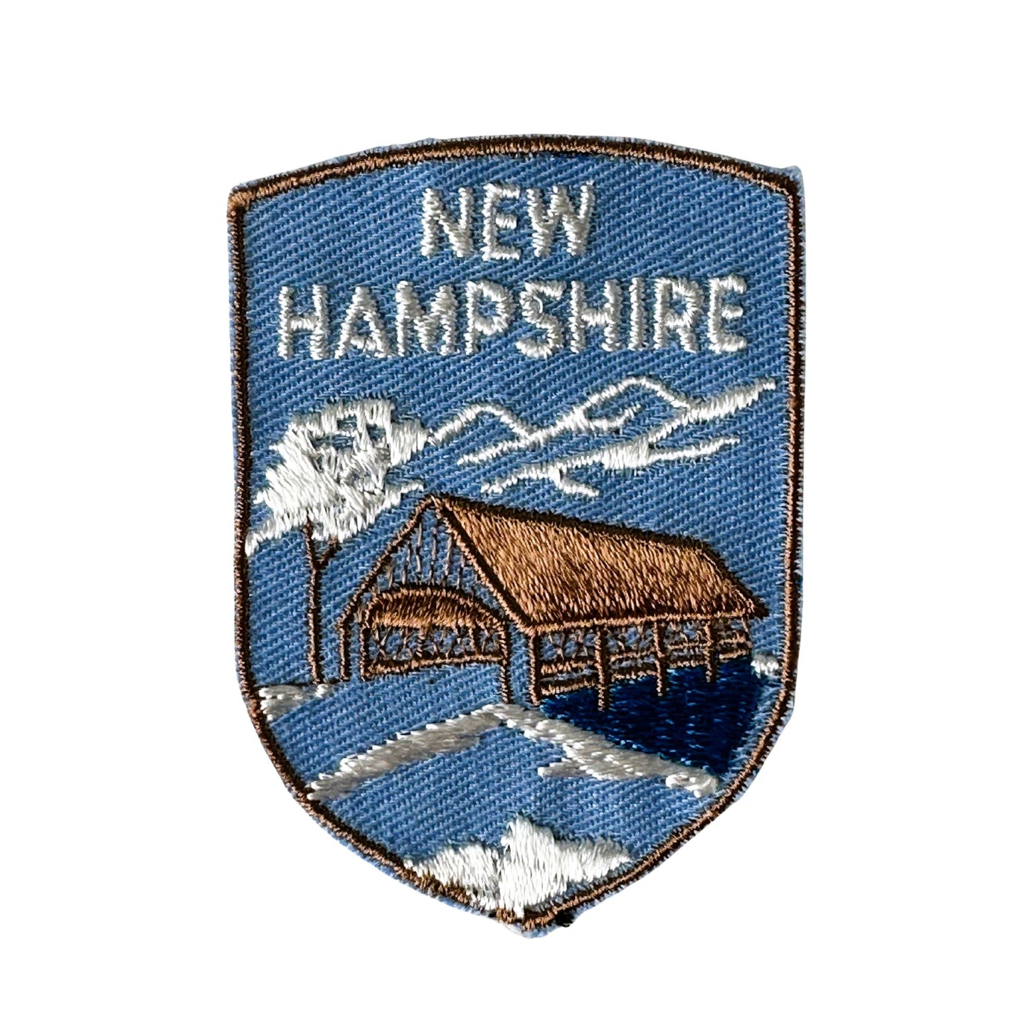 New Hampshire Covered Bridge Vintage Patch