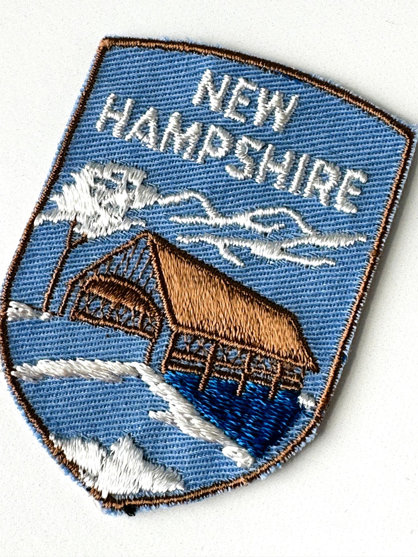 New Hampshire Covered Bridge Vintage Patch