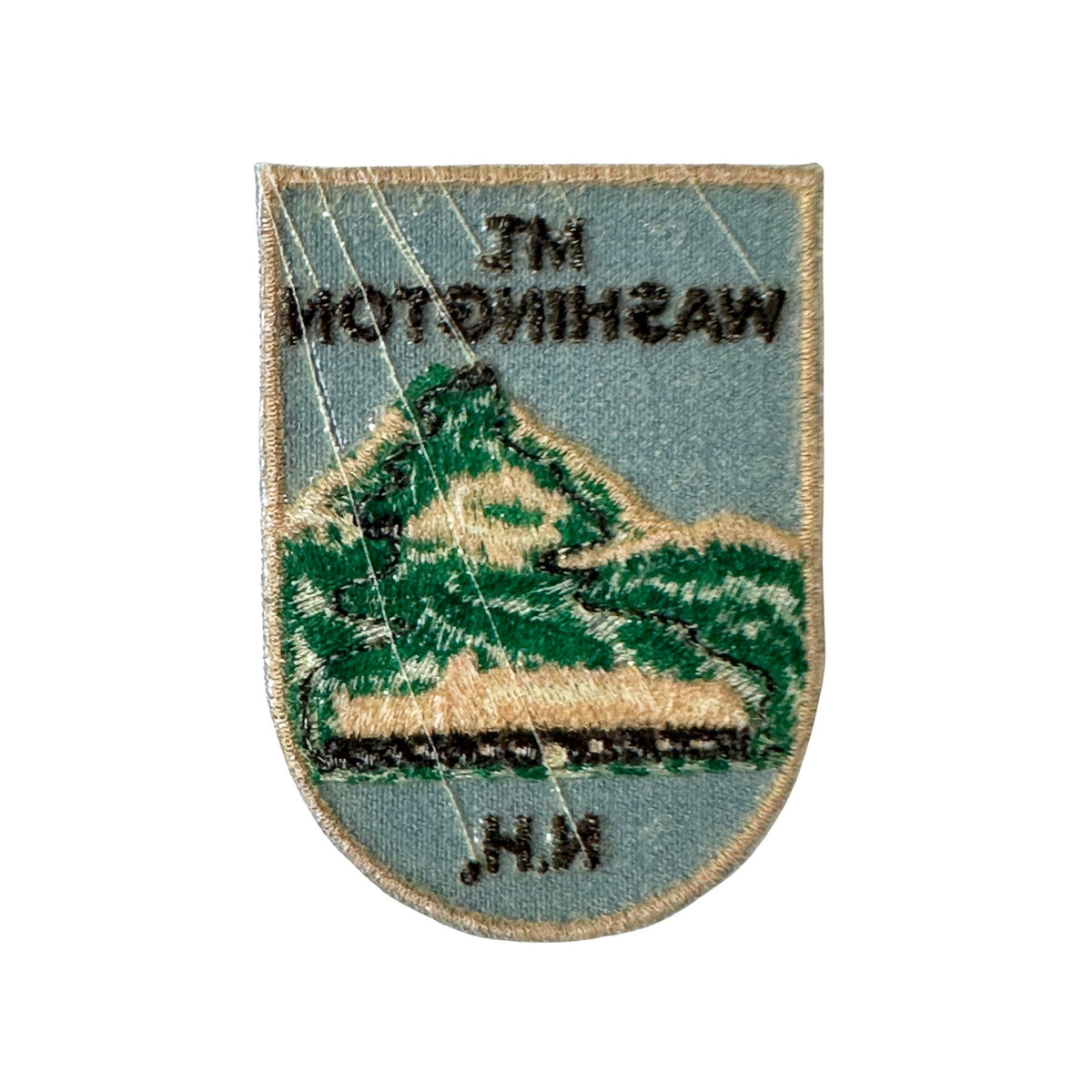 New Hampshire Mt. Washington Blue Vintage Patch