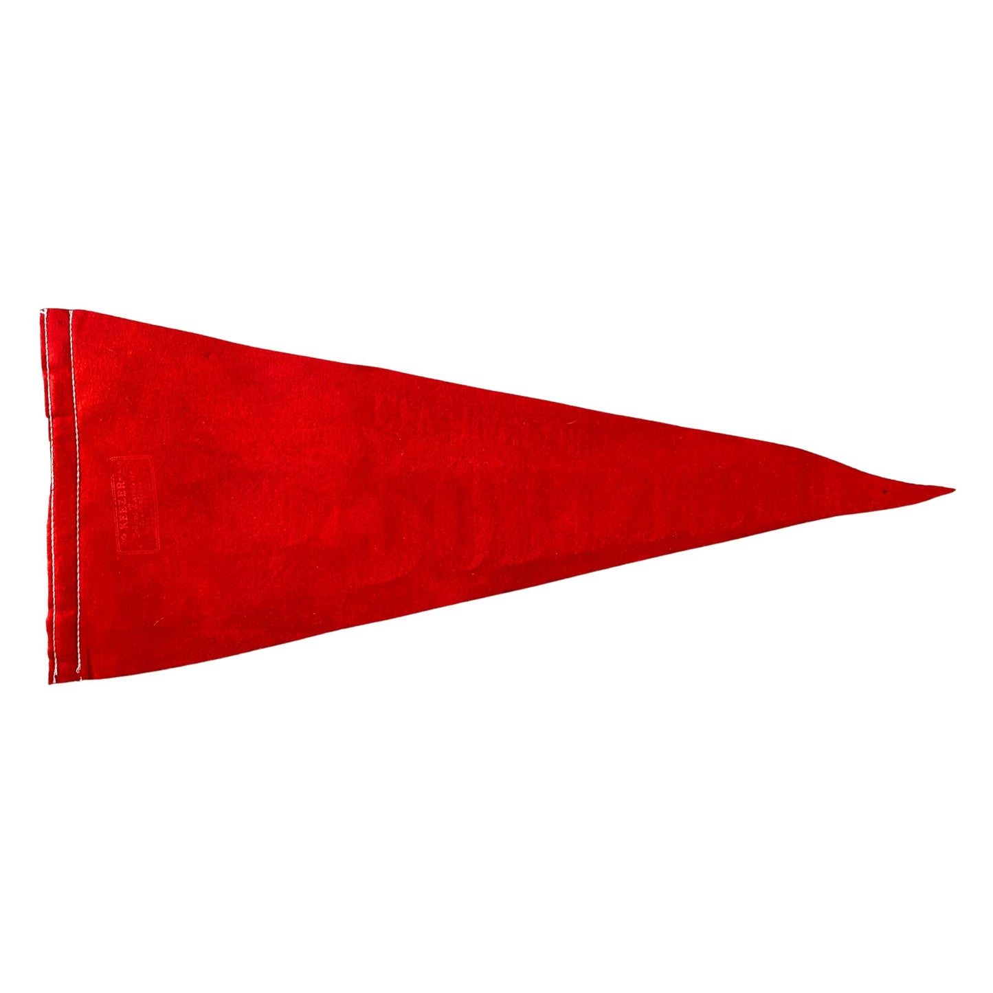 New Hampshire Portsmouth Whale Red Vintage Pennant