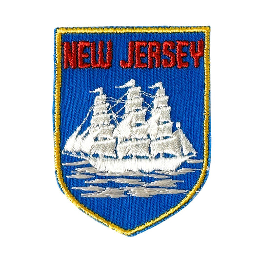 New Jersey Nautical Tall Ship Vintage Patch