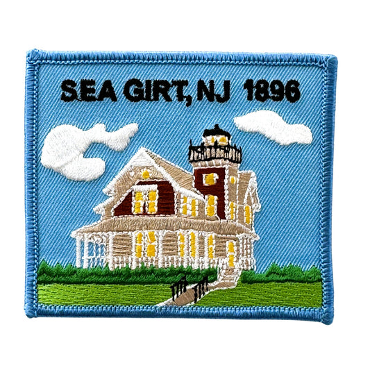 New Jersey Sea Girt Lighthouse Large Vintage Patch