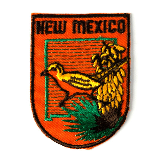 New Mexico Roadrunner State Bird Vintage Patch