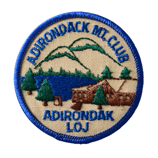 New York Adirondack Mt. Club Loj Lodge Vintage Patch