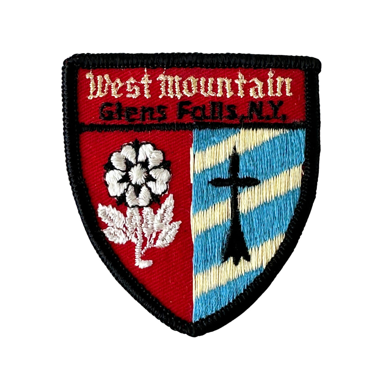 New York Glen Falls West Mountain Vintage Patch