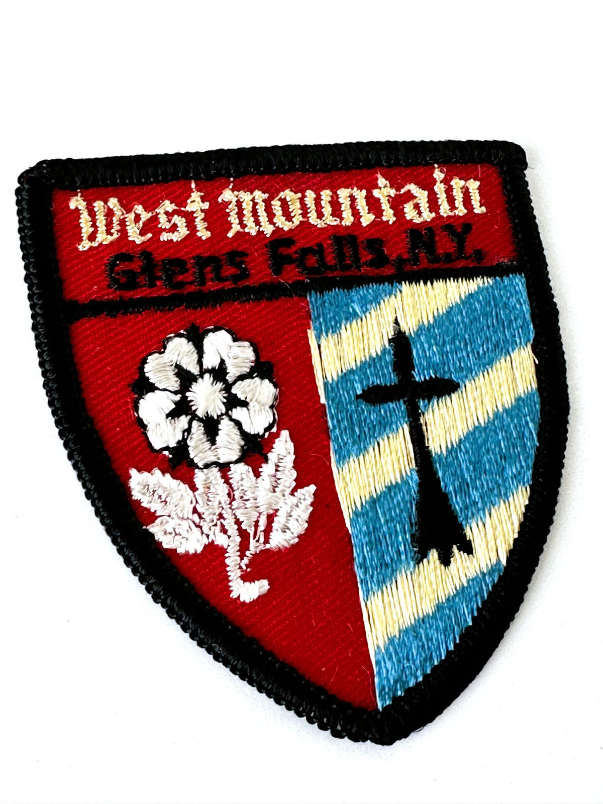 New York Glen Falls West Mountain Vintage Patch