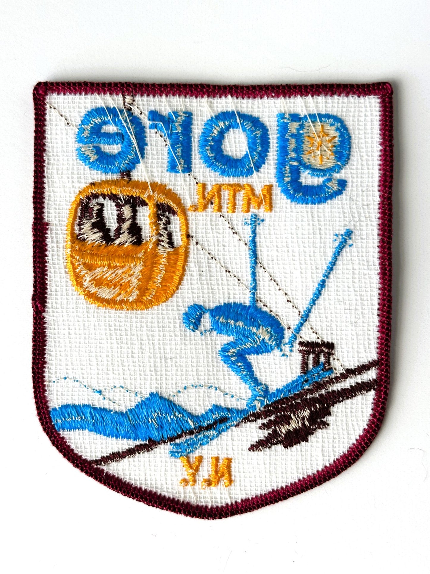New York Gore Mountain Ski Resort Adirondack Mountains Vintage Patch
