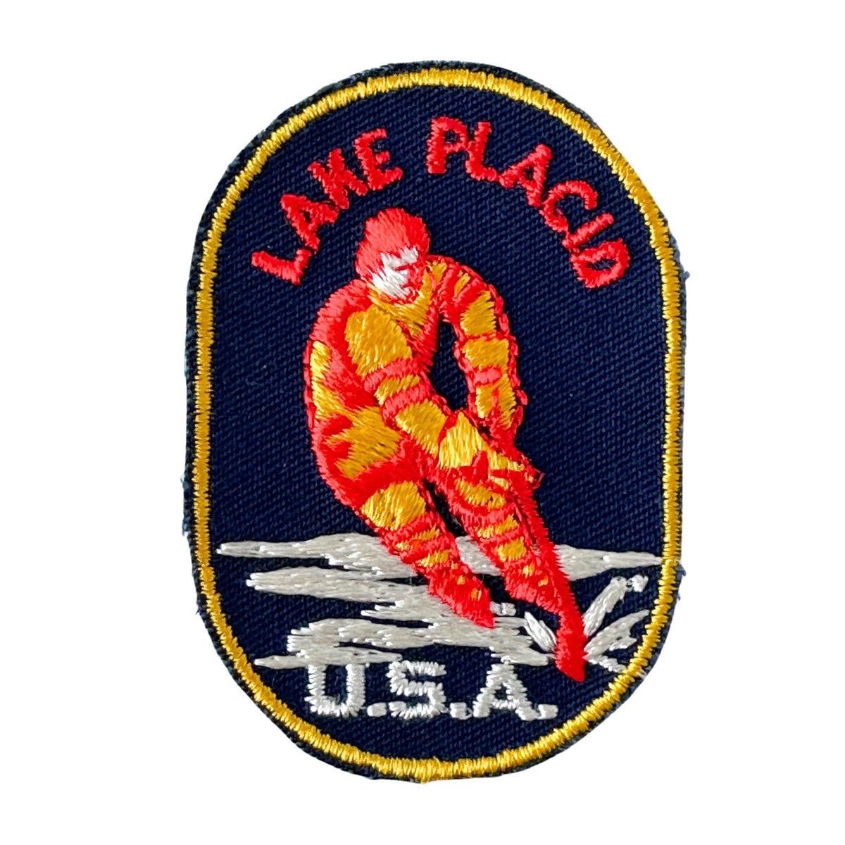New York Lake Placid USA Hockey Vintage Patch