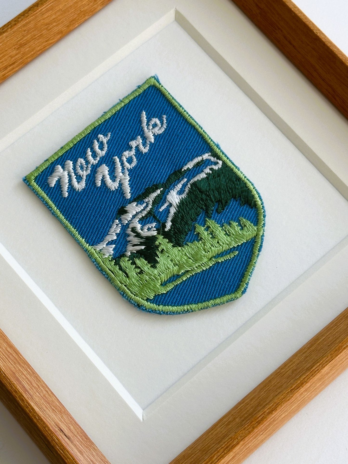 New York Vintage Framed Travel Patch