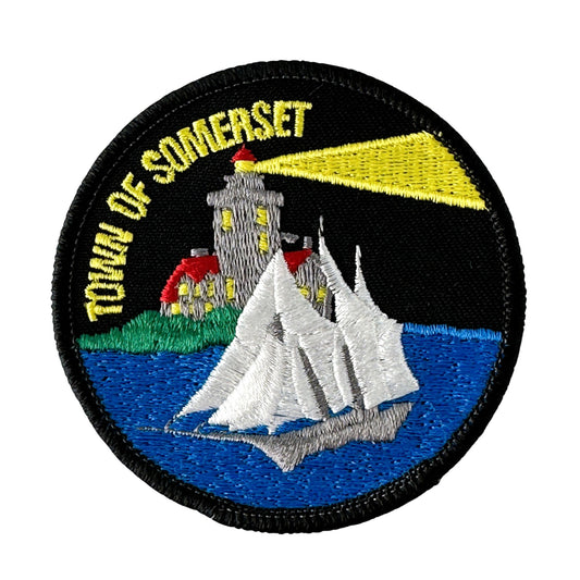 New York Town of Somerset Thirty Mile Point Lighthouse Vintage Patch