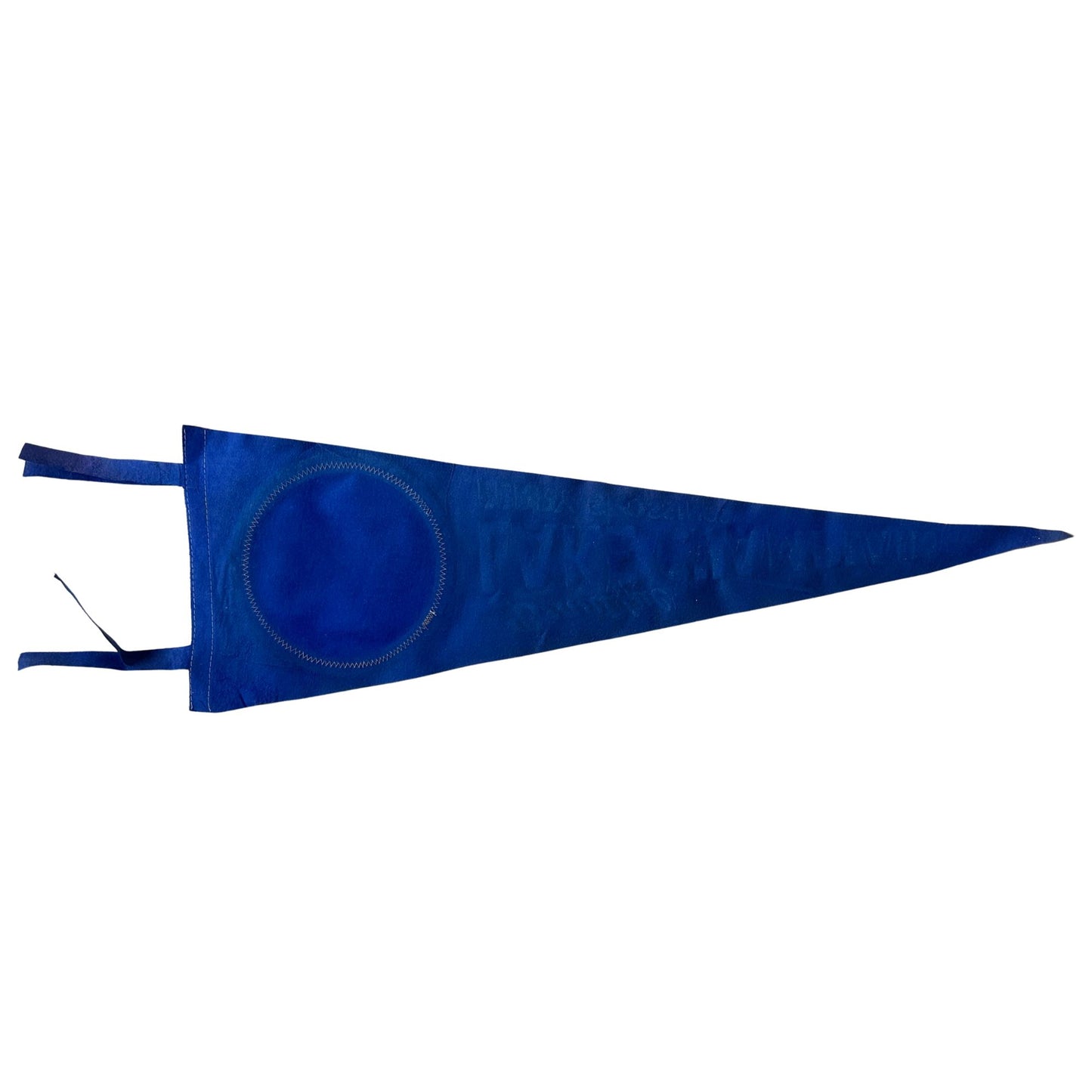 New York Vermont Lake Champlain Ferry Crossing Large Vintage Pennant