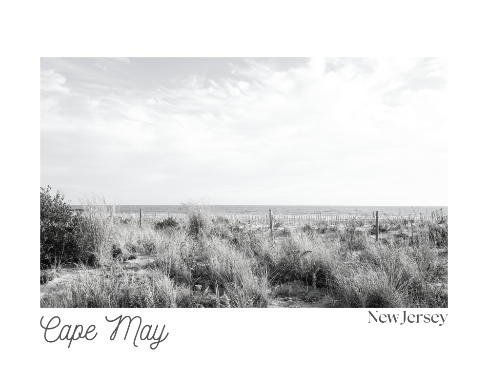 New Jersey Cape May Coast Giclee Travel Print