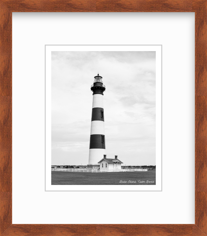 North Carolina Outer Banks Bodie Island Lighthouse Giclee Travel Print