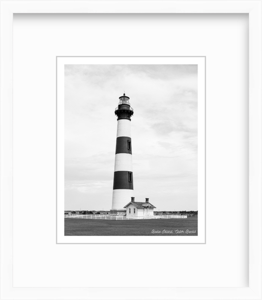 North Carolina Outer Banks Bodie Island Lighthouse Giclee Travel Print