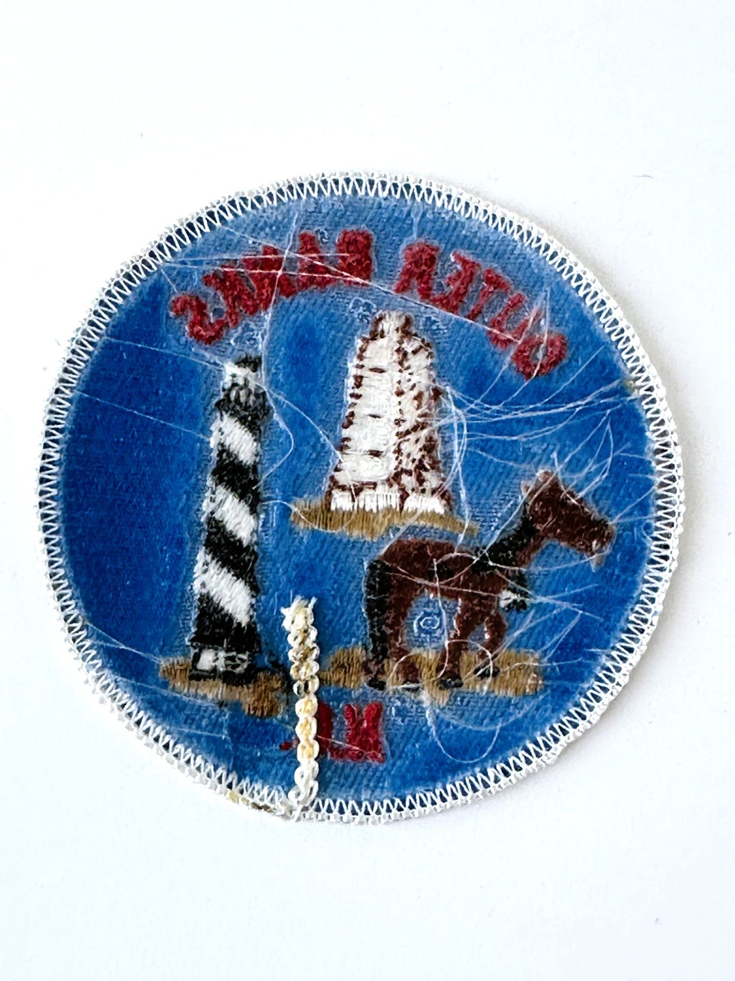 North Carolina Outer Banks Round Vintage Patch